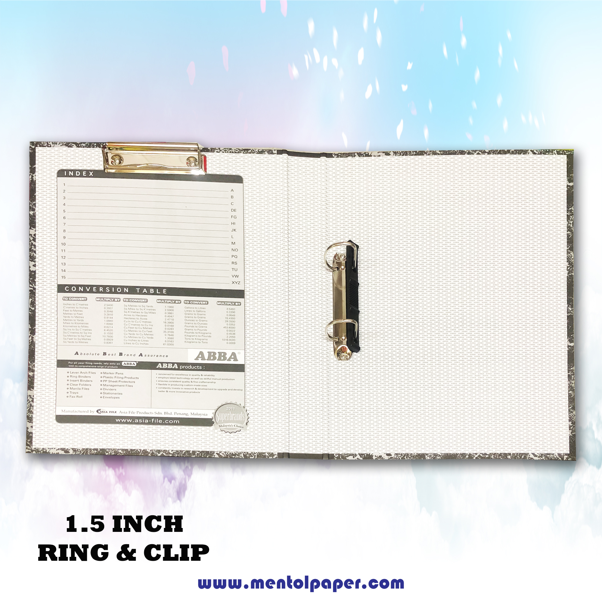 abba 1.5''RING CLIP X